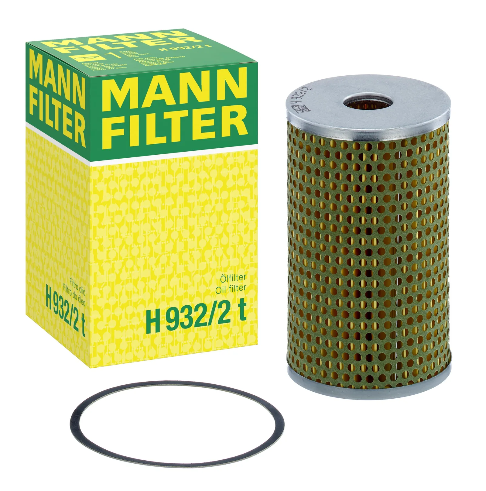 Olejowy filtr MANN-FILTER H 932/2 t z uszczelką