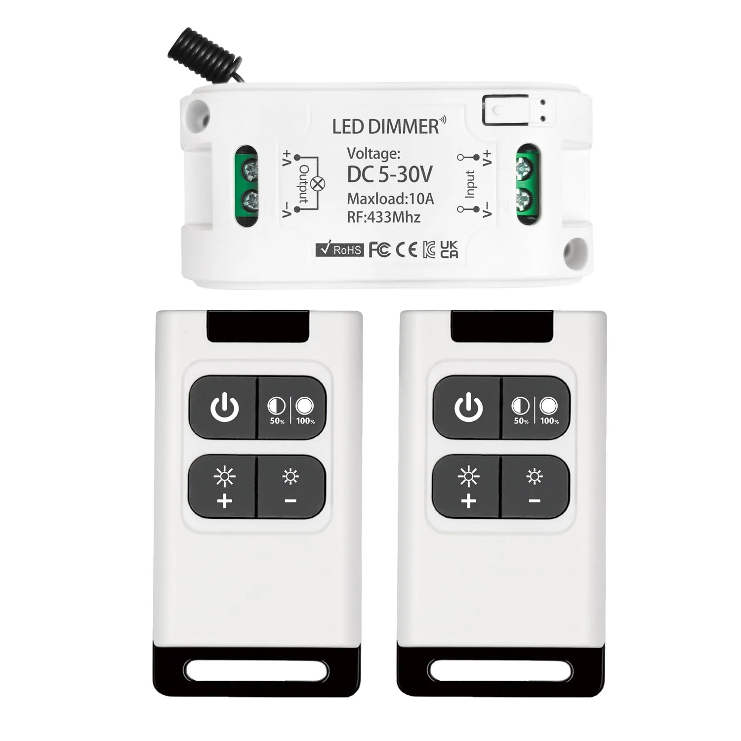Stmiewacz RF DC 5–30 V 10 A z 2 pilotami