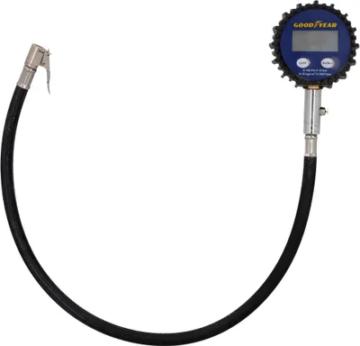 Cyfrowy manometr do opon Goodyear 0–10 bar z 50 cm przewodem