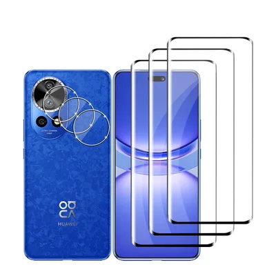Szkła ochronne na ekran i kamerę Huawei Nova 12 5G 3+3 szt. Zicurz