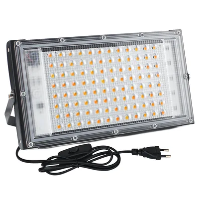 LED reflektor CREATESTAR 100 W 3000 K z wtyczką