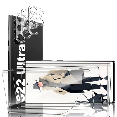 3 ochro nn e folie TPU IHEX na wyświetlacz Samsung Galaxy S22 Ultra DIREARY
