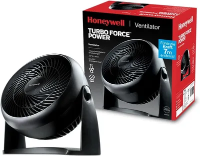 Wentylator biurkowy Honeywell HT 900E czarny, 3 prędkości
