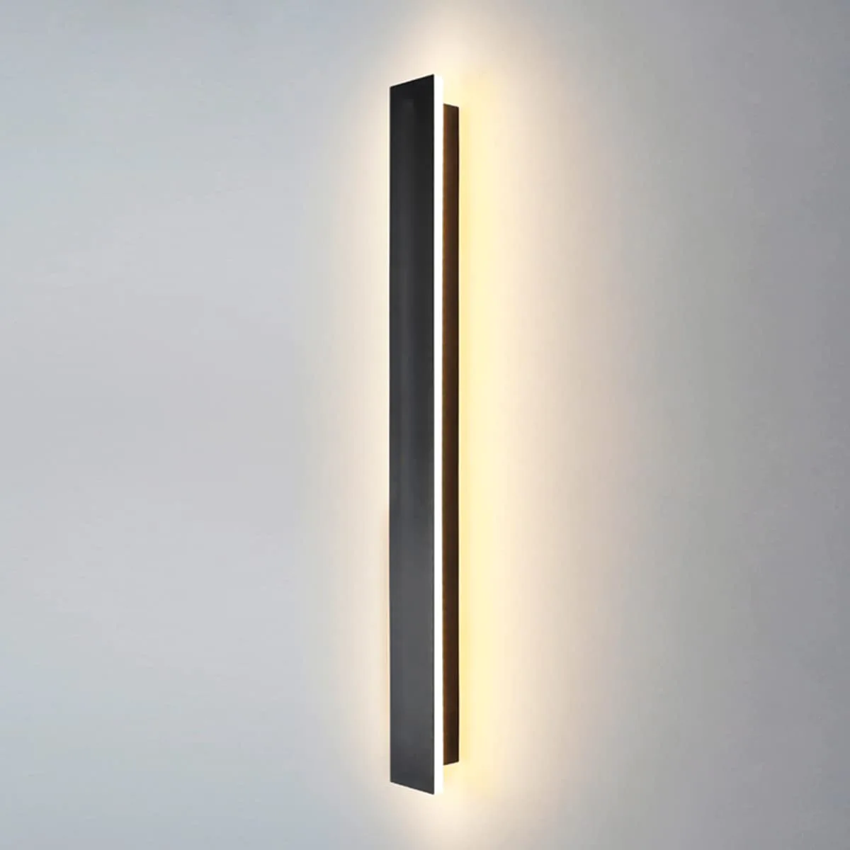 ZTWLEED LED kinkiet ścienny 120 cm 44 W czarny