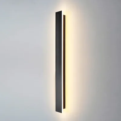 ZTWLEED LED kinkiet ścienny 120 cm 44 W czarny