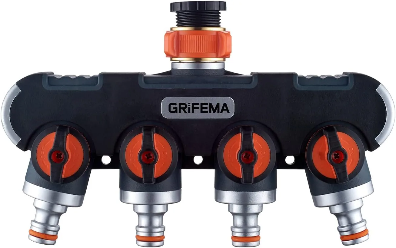 Rozdzielacz wody czterokierunkowy GRIFEMA GE1401-4 3/4″ 1/2″ z regulacją