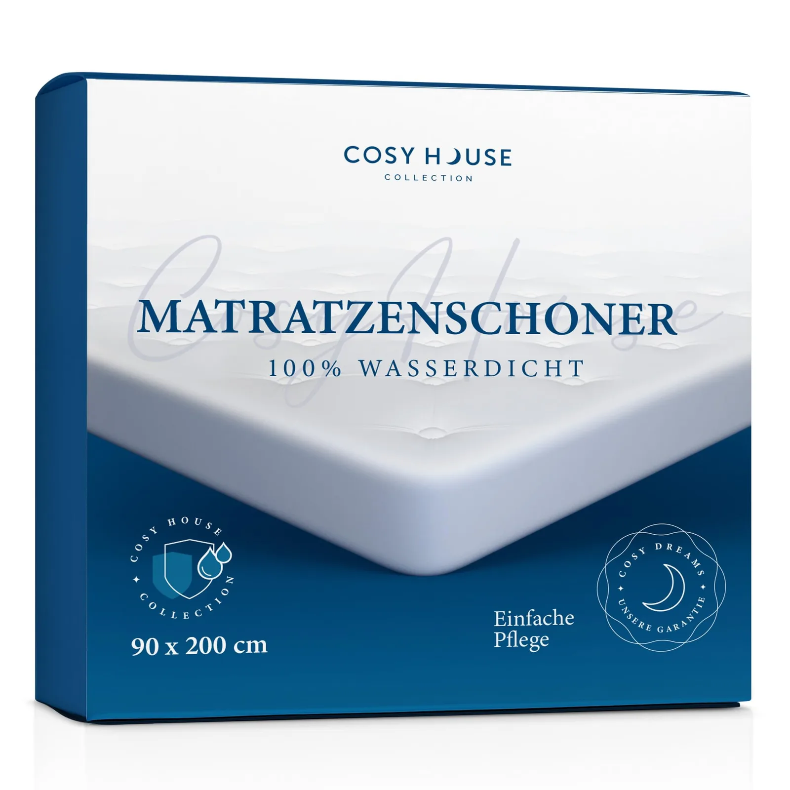 Bambusowy ochraniacz materaca, oddychający, rozciągliwy