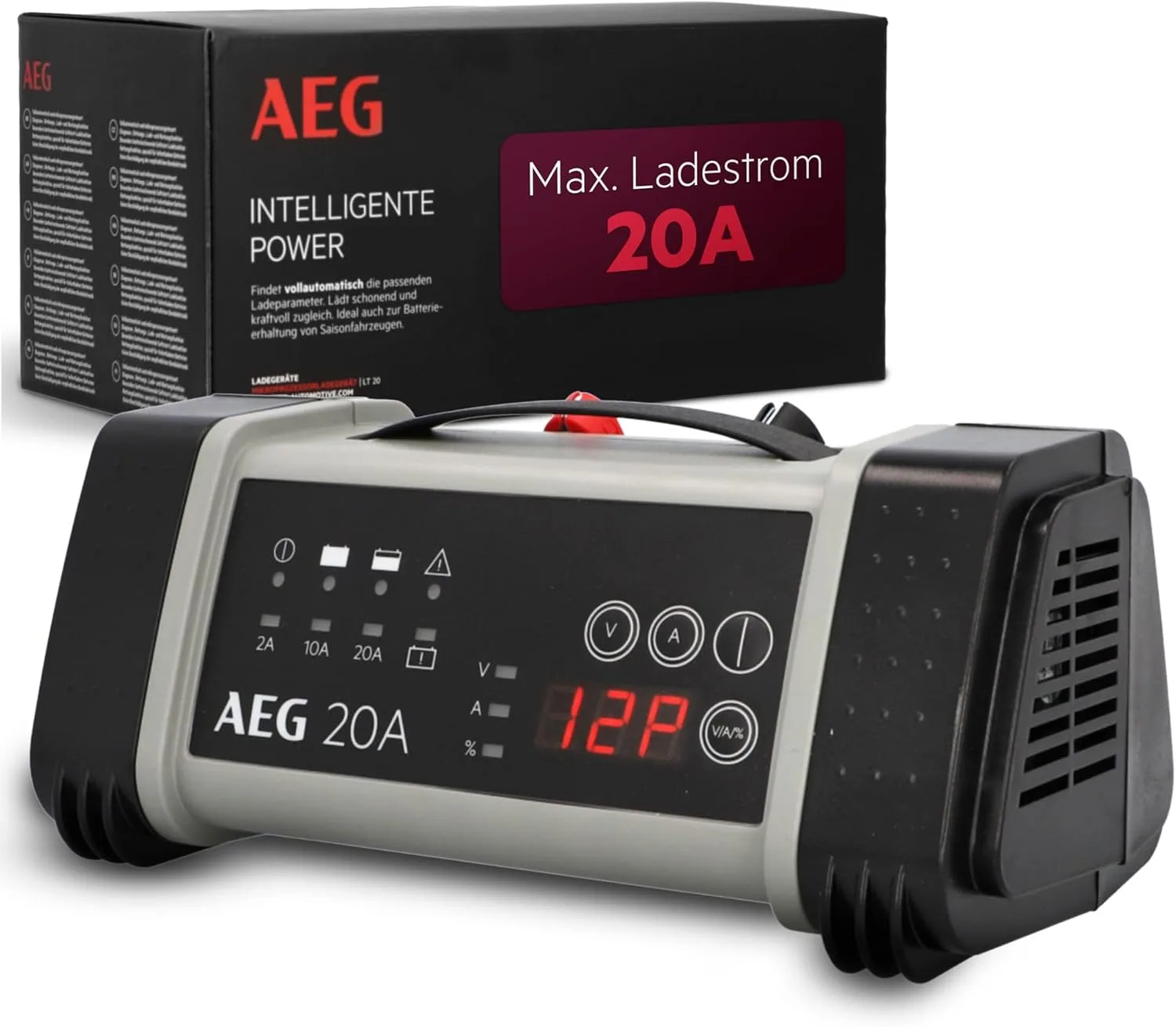 Ładowarka akumulatorów samochodowych AEG LT20 20 A 12/24 V