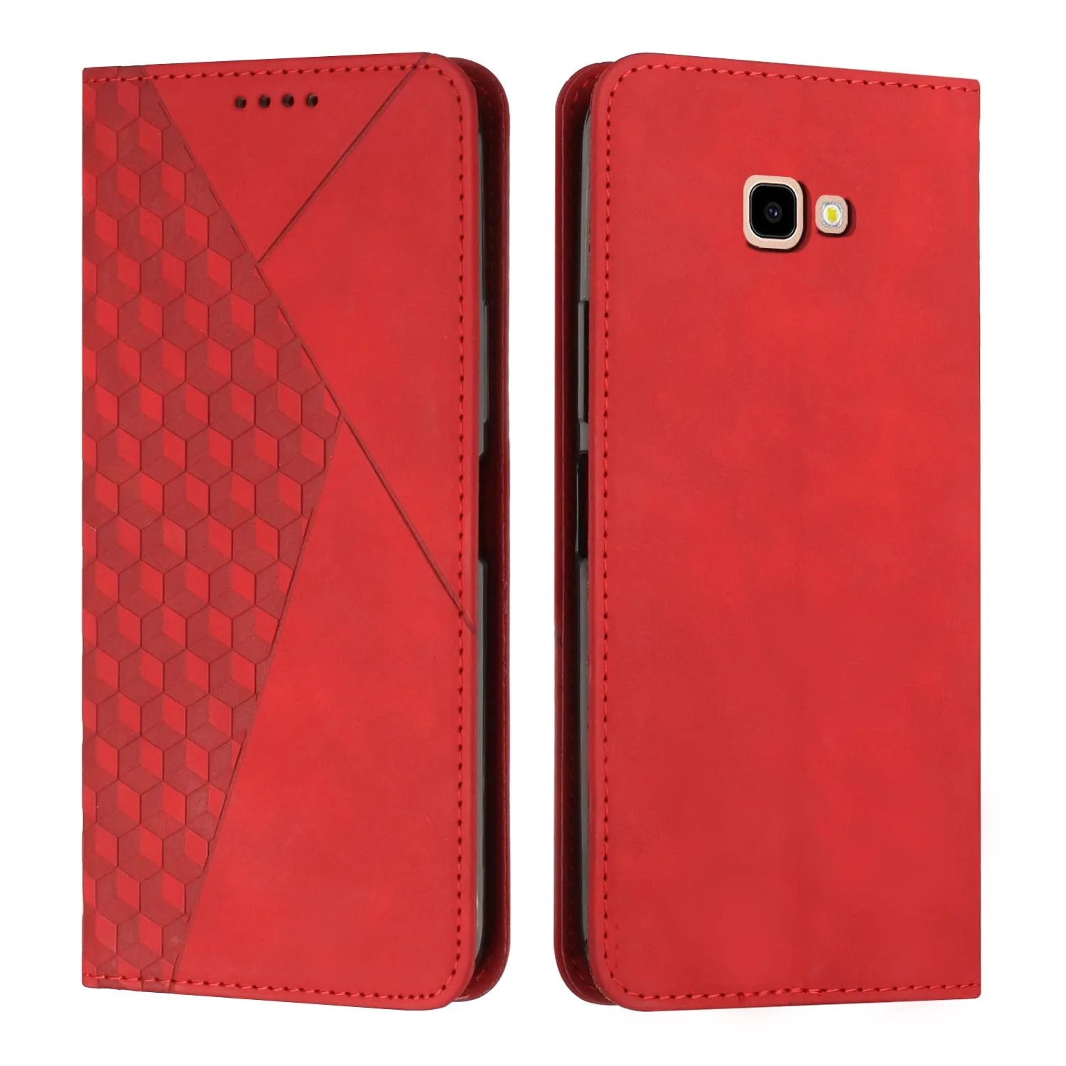 Czerwone magnetyczne etui portfelowe do Samsung Galaxy A3 2017 A320