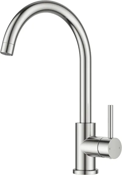 Bateria kuchenna z dźwignią 87000BN-38 ES87KF, 345 mm, G3/8, stal nierdzewna, 1 otwór spLc46M9LoM