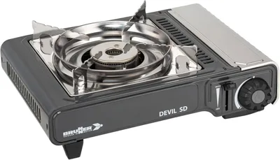 Kuchenka kartuszowa Brunner 0708043N, 2,2 kW, 30 mbar, zapłon piezoelektryczny, zabezpieczenie spLc46M9LoM