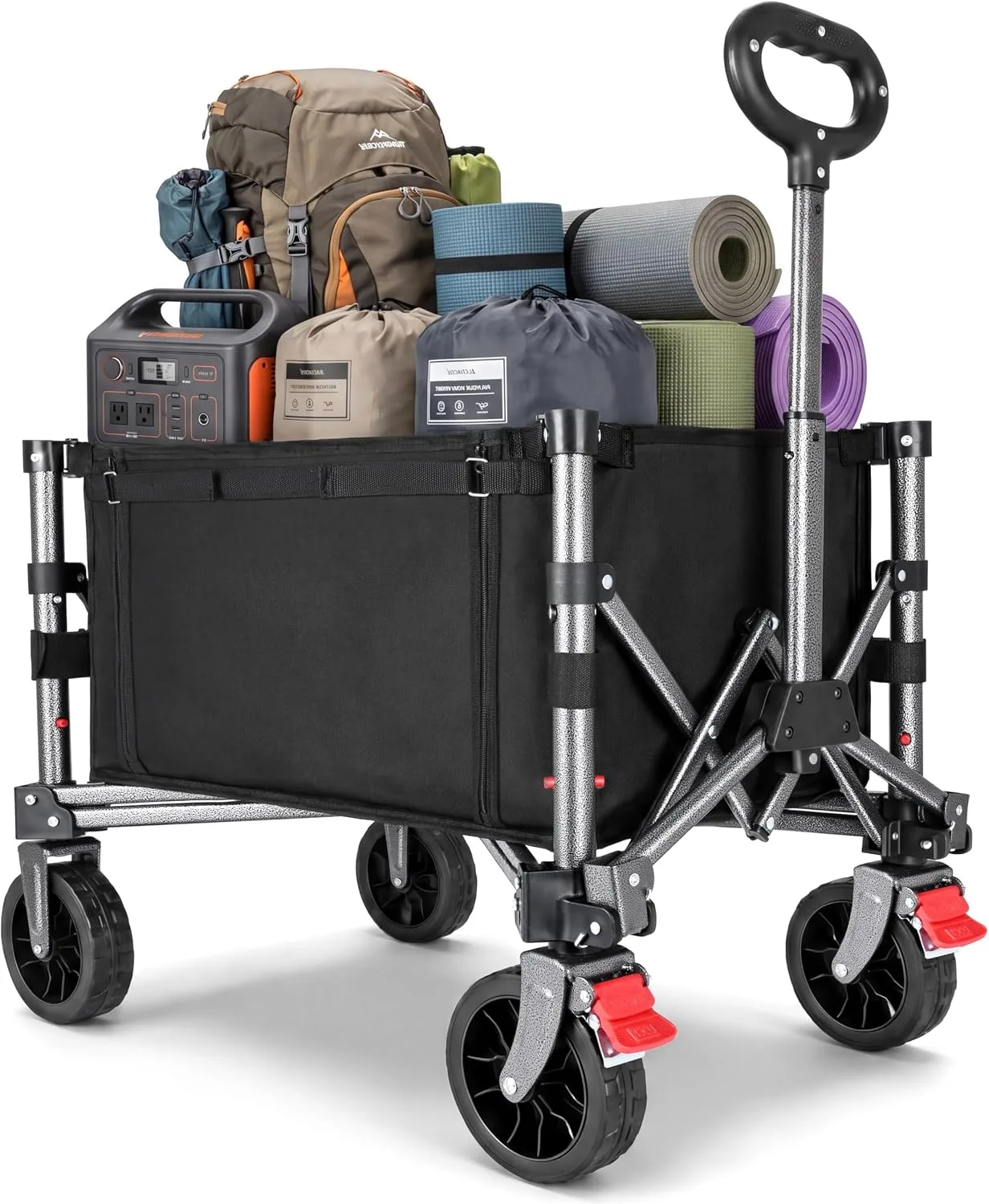 YEAUPE PRO składany wózek transportowy 70 l 80 kg z bocznym otworem