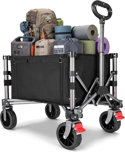 YEAUPE PRO składany wózek transportowy 70 l 80 kg z bocznym otworem