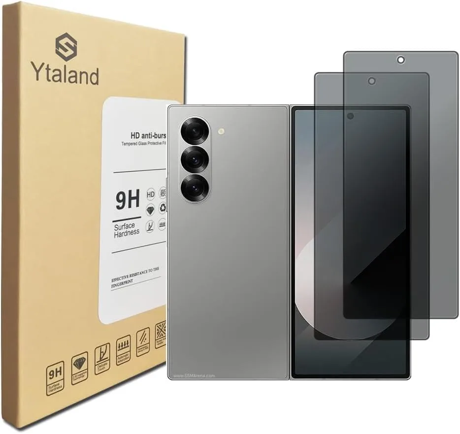 Prywatne ochronne szkła do Samsung Galaxy Z Fold 6 – zestaw 2 szt.