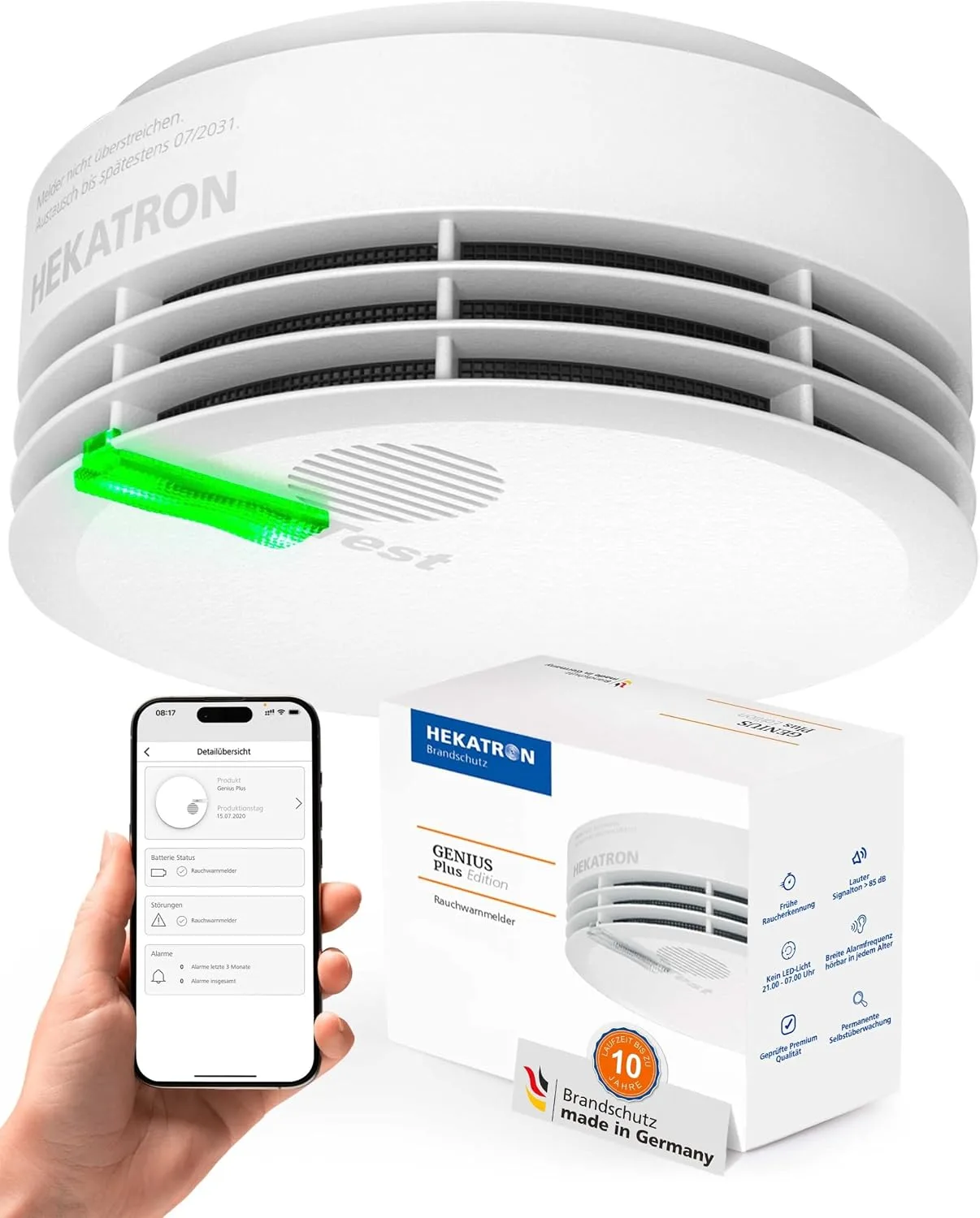 Detektor dymu Hekatron Genius Plus 1 szt.