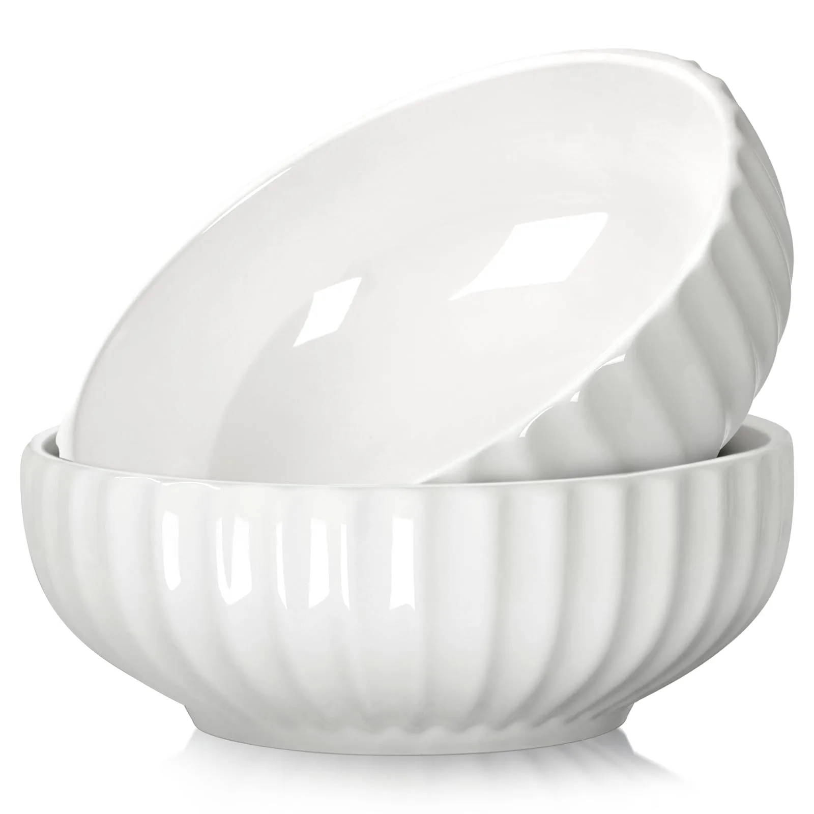 NUTRIUPS ceramiczne miski do sałatek 1,5 l 20 cm 2 szt.