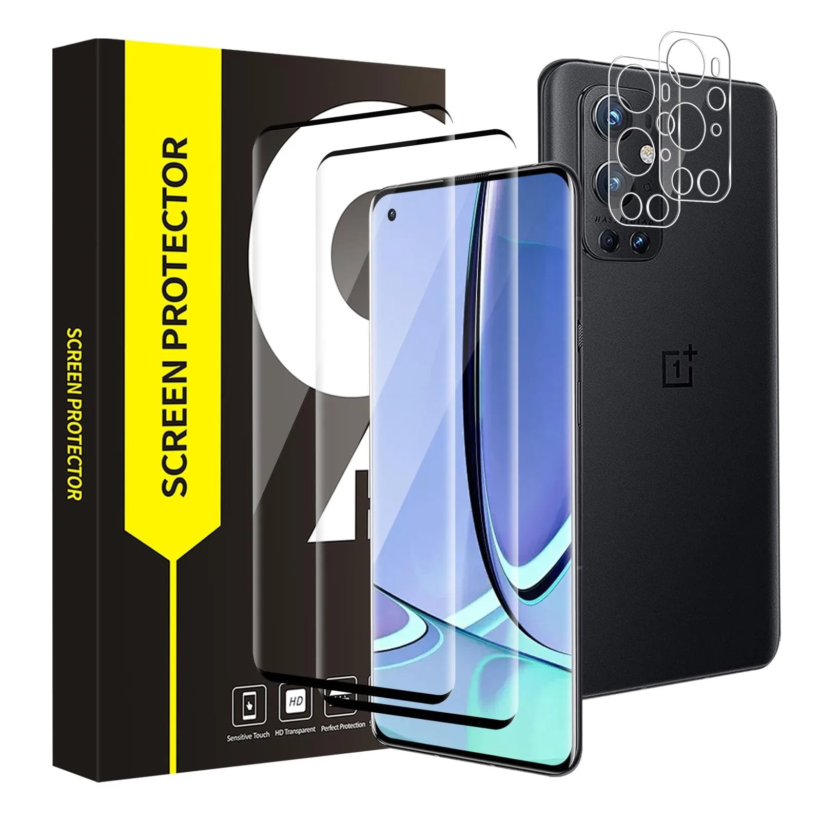 JZG ochronne folii EPU do OnePlus 9 Pro, 2 na ekran + 2 na aparat
