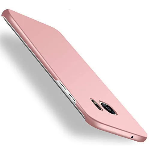 Heyqie ultracienkie etui do Samsung Galaxy S7 Edge różowo-złote