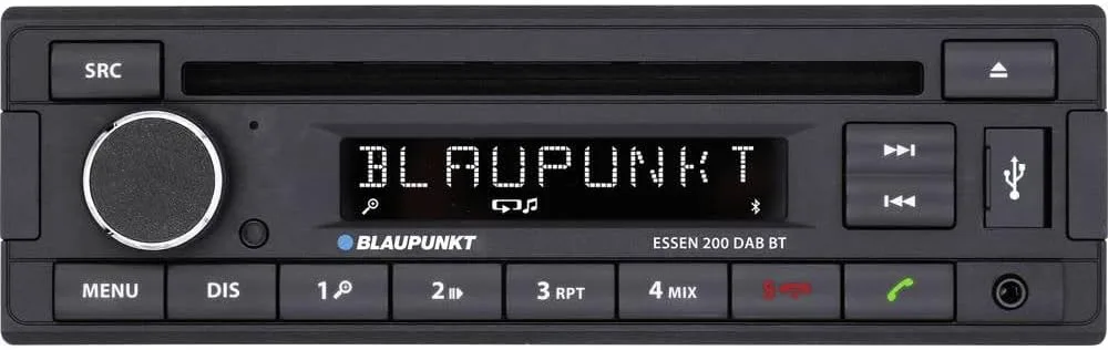 Autoradio Blaupunkt Essen200DAB-BT 1DIN DAB+ Bluetooth CD USB AUX, 12 V
