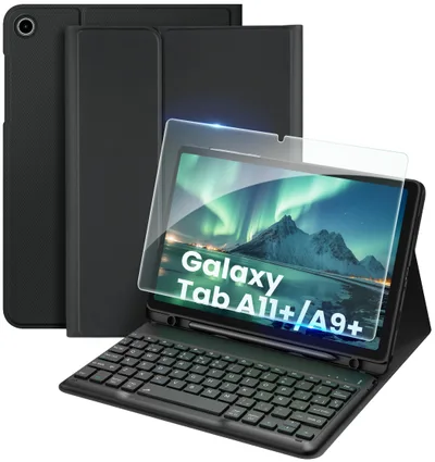 Etui z klawiaturą EasyAcc Tab A11+/A9+ 11-calowy układ QWERTY (hiszpański)