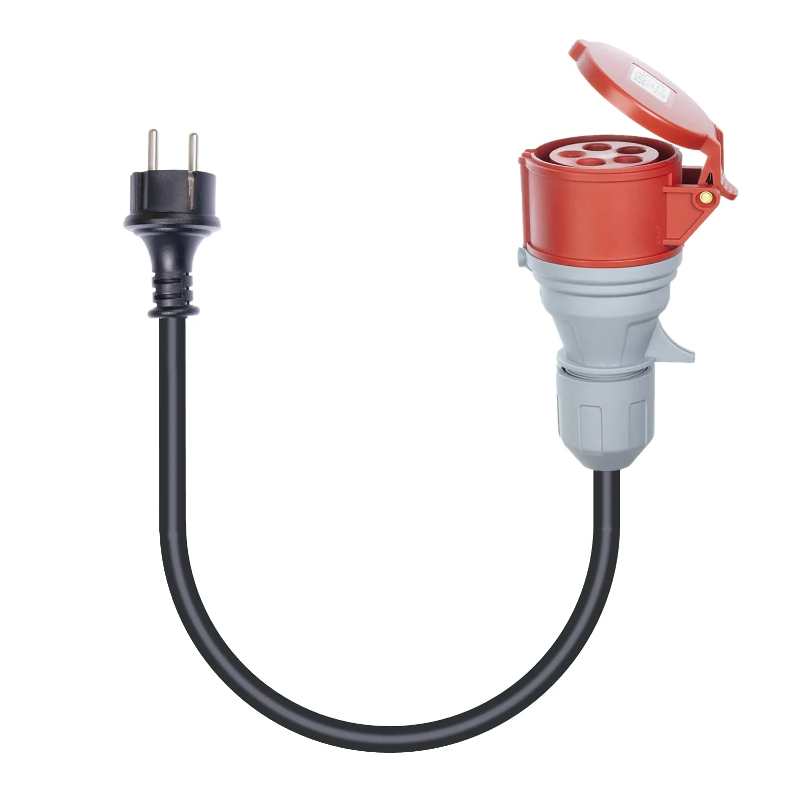 Adapter zasilający Schuko na CEE Live4Future 16 A 5-pin 230 V 70 cm