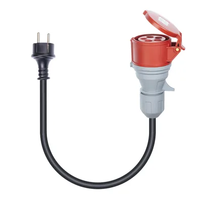 Adapter zasilający Schuko na CEE Live4Future 16 A 5-pin 230 V 70 cm