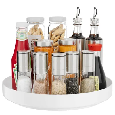 Ovicar obrotowy organizer kuchenny 28 cm, biały