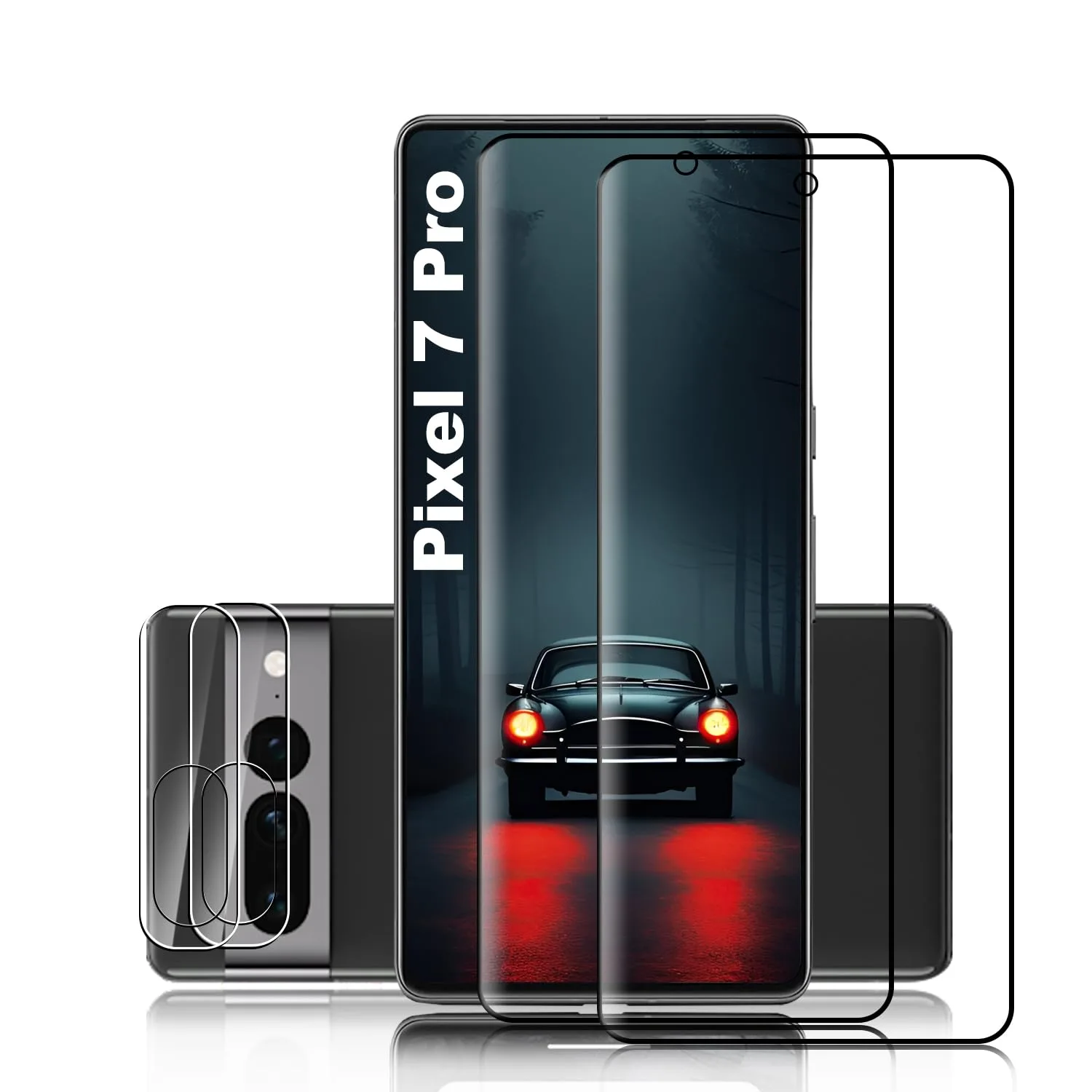 Szkła ochronne na wyświetlacz i aparat Google Pixel 7 Pro 2 szt.