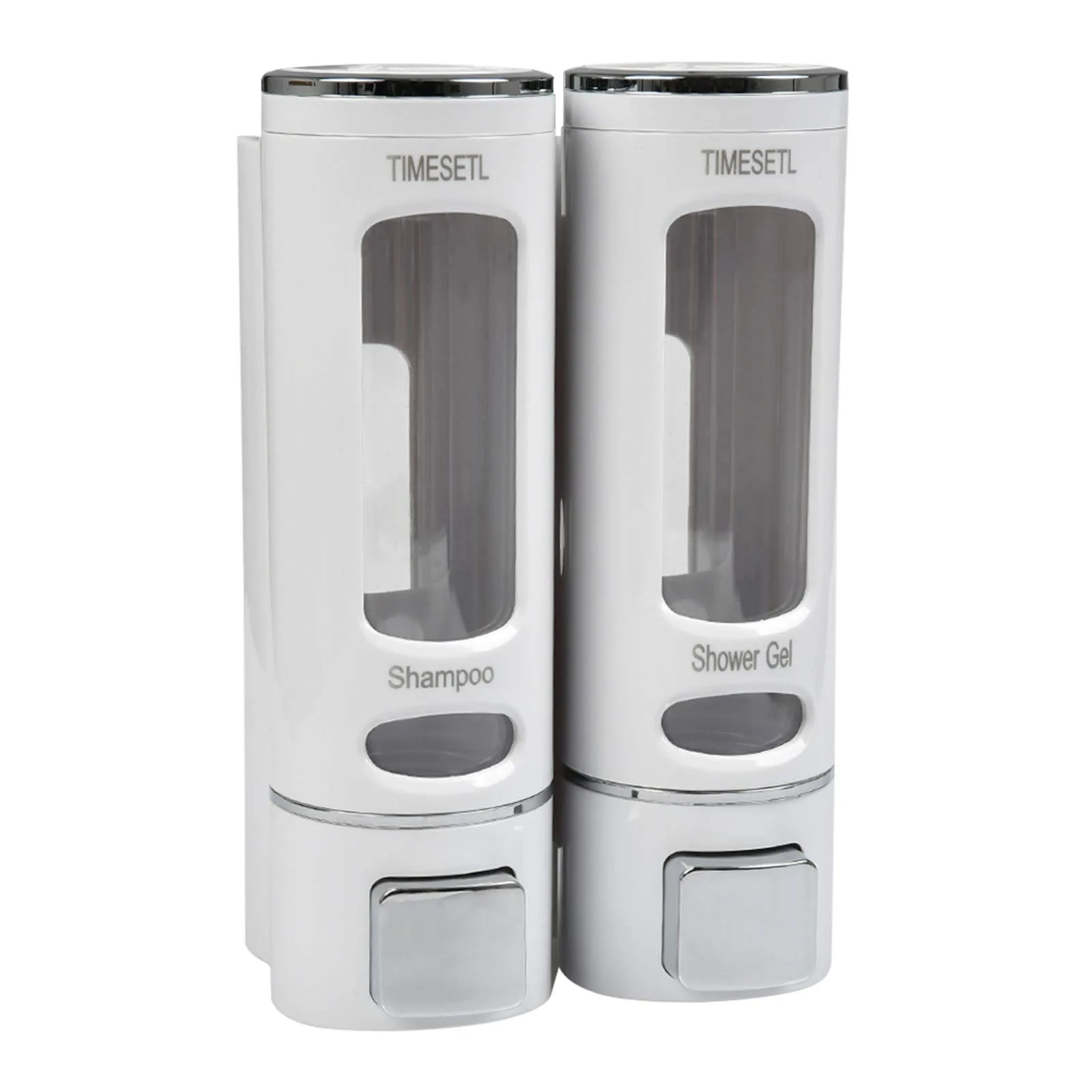 Podwójny dozownik mydła TIMESETL TXJ-412-EU 2×400 ml biały