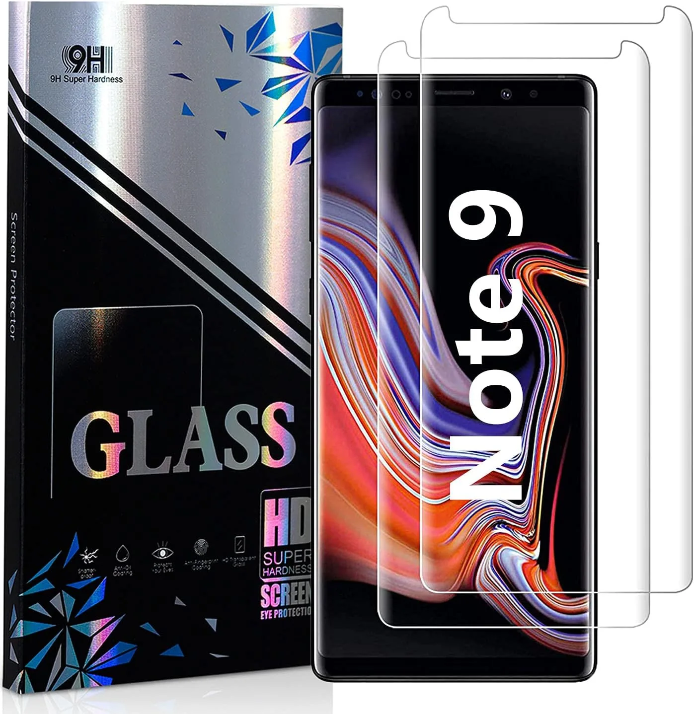 Hartowane szkła ochronne do Samsung Galaxy Note 9 – 2 szt.