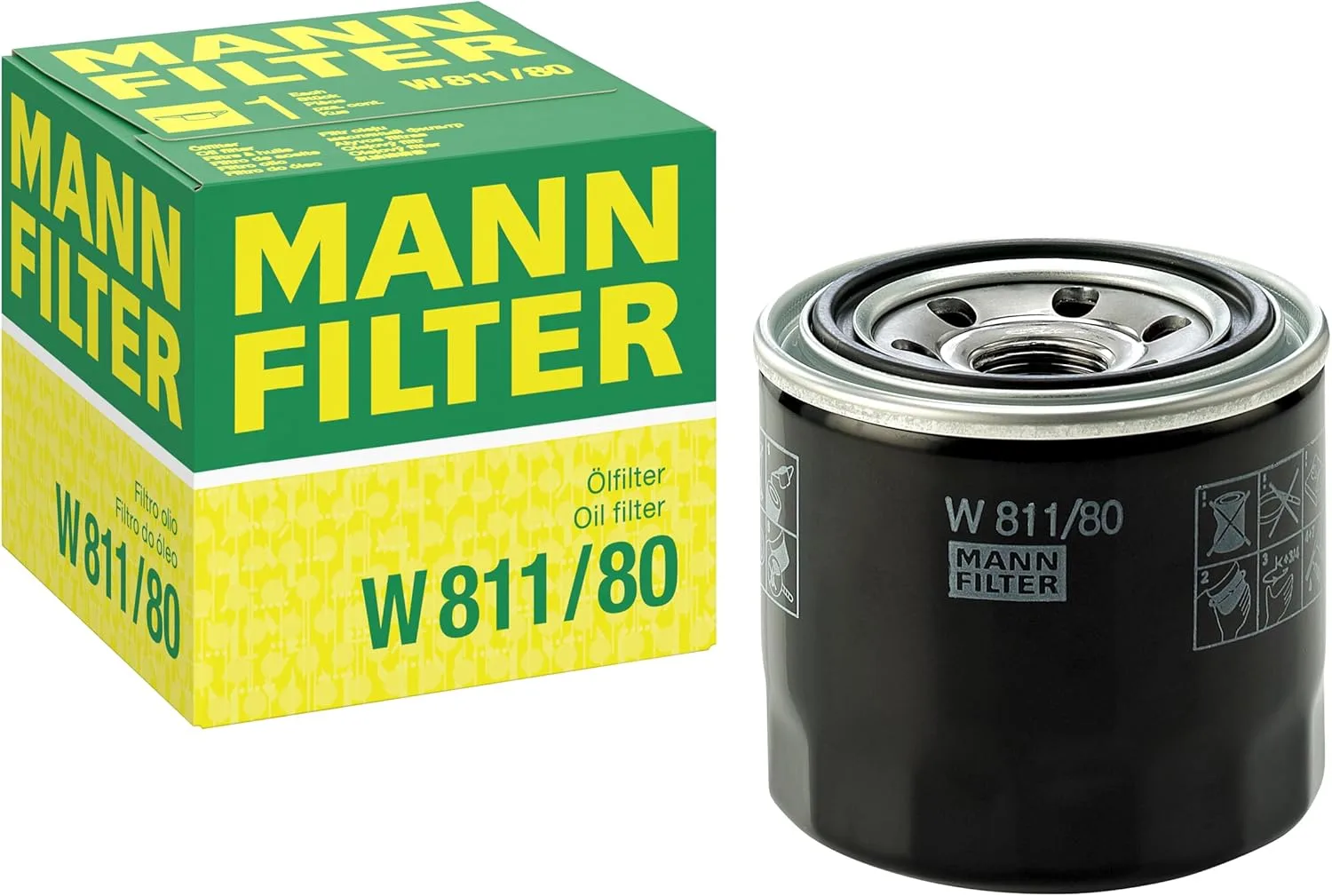 Filtr oleju MANN-FILTER W 811/80