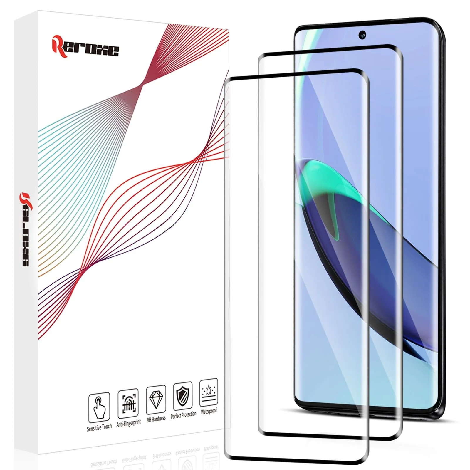 REROXE 3D szkło ochronne do Motorola Edge 50 Pro/Ultra 5G 2 szt.