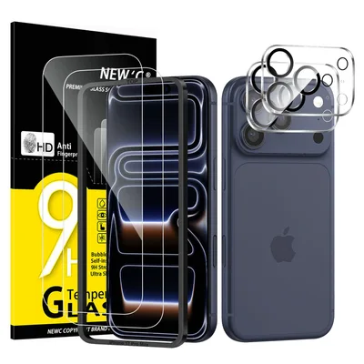 Szkła ochronne na ekran i aparat NEW'C do iPhone’a 17 Pro Max 2+2 szt.