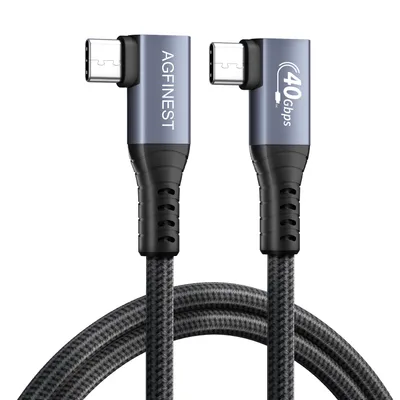 AGFINEST Kabel Thunderbolt 4 USB-C 40 Gbps 100 W 2 m