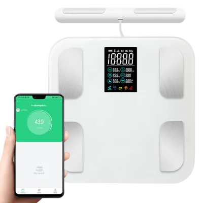 Waga analityczna TECKZOON YQP0142 z czujnikami na ręce, 180 kg, biała