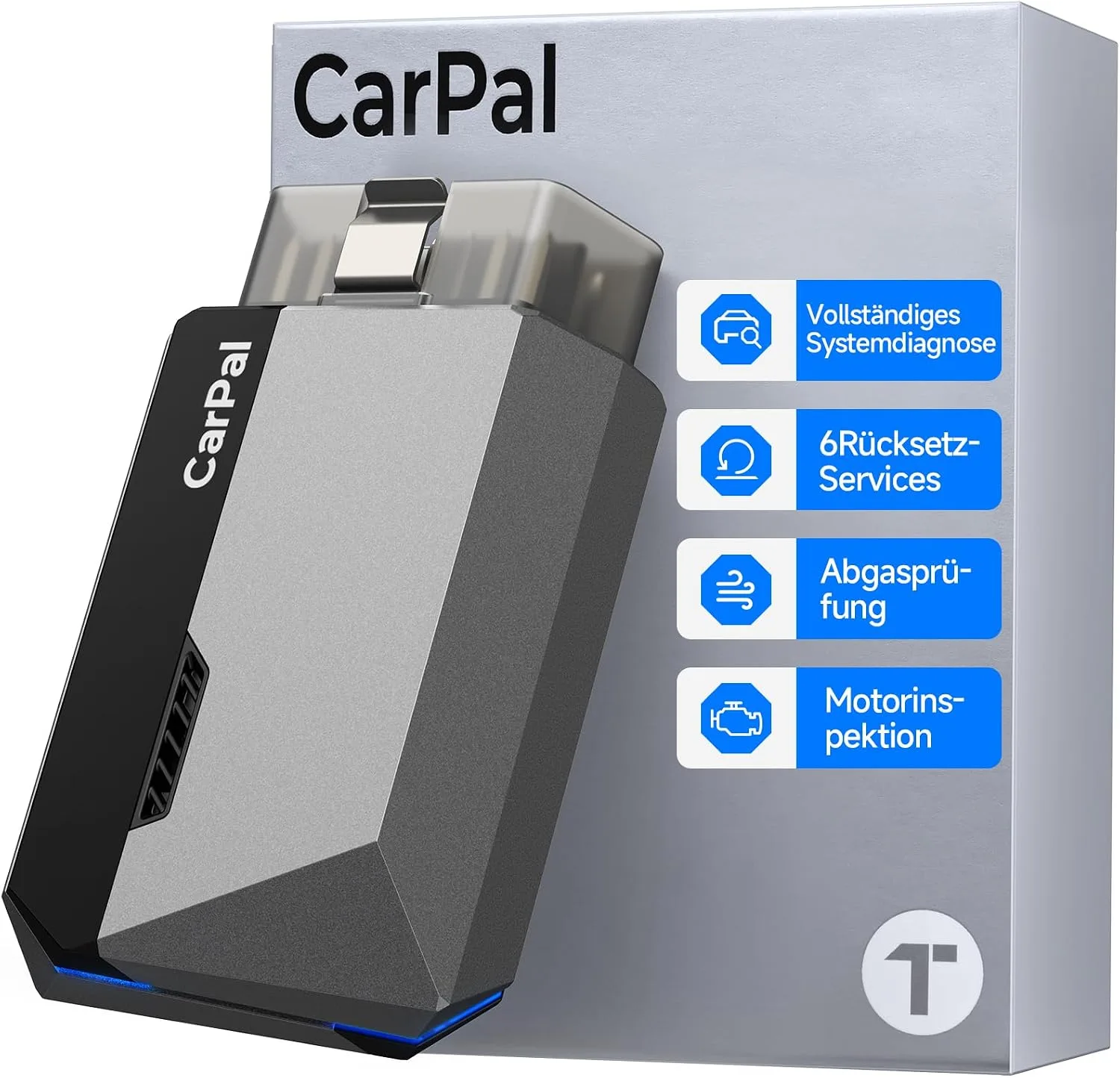 Diagnostyczny adapter OBD2 Bluetooth TOPDON CarPal-A 6 usług resetowania