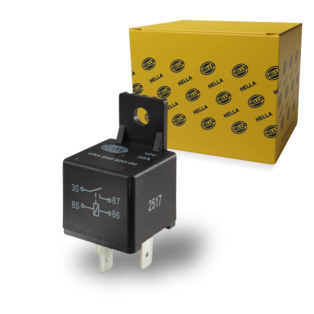 Przekaźnik spínający HELLA 4RA 965 400-001 12V 4‑pinowy z mocowaniem