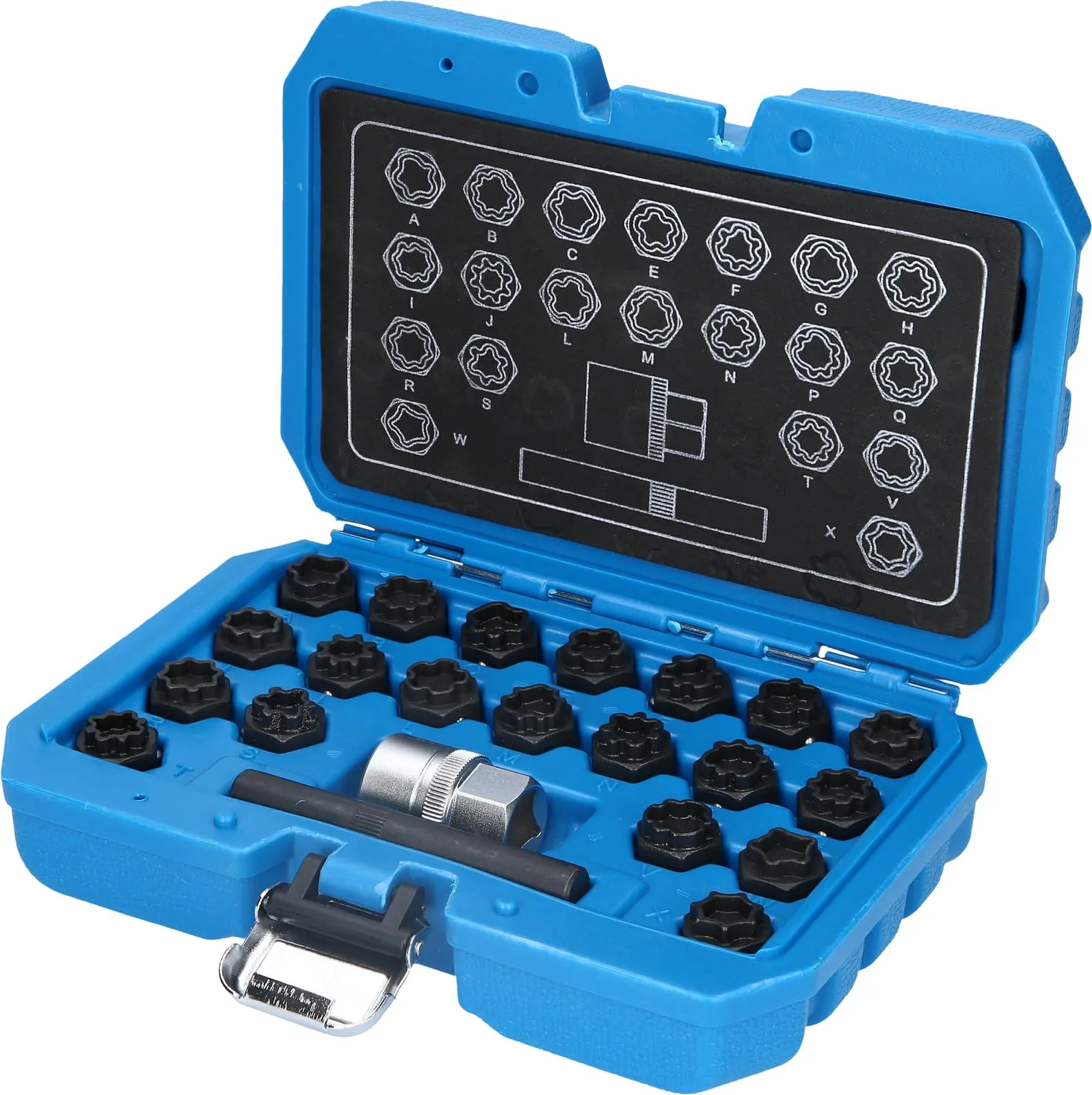 Klucze do bezpiecznych śrub Audi BRILLIANT TOOLS BT691360 22 elementy