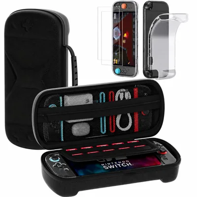 Zestaw ochronny do Nintendo Switch 2: futerał, osłona i dwa szkła ochronne QUAGGY