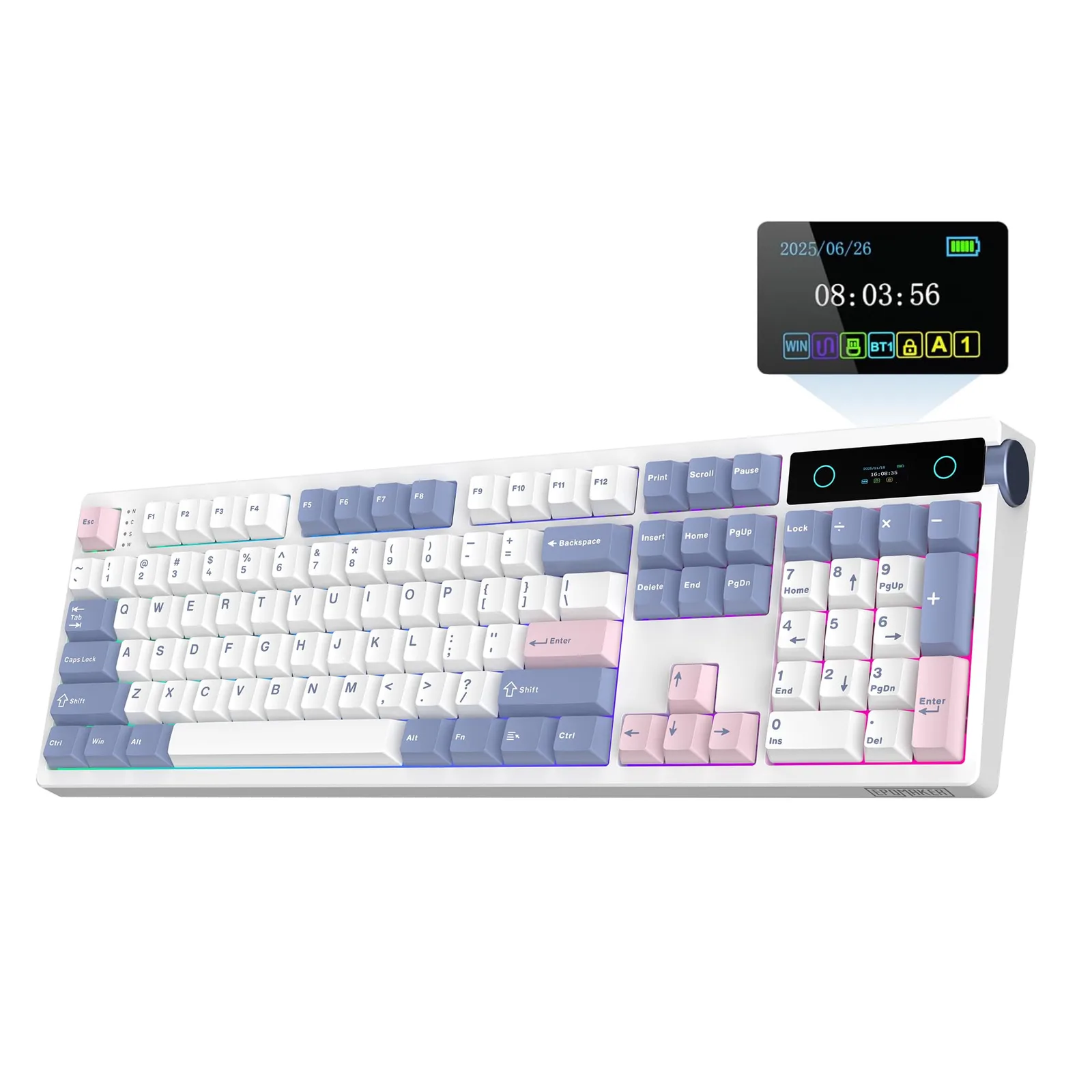 EPOMAKER TH108 Pro bezprzewodowa klawiatura mechaniczna RGB