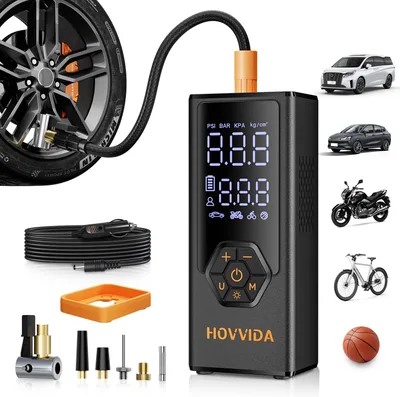 Kompresor do opon HOVVIDA AM41J3 7800 mAh 12 V