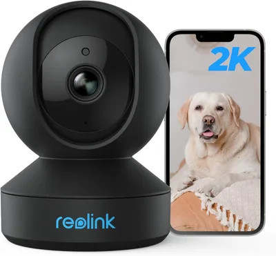 Wewnętrzna obrotowa kamera WiFi Reolink E1-B 3 MP czarna 5 V 6 W 1 szt. spLc46M9LoM