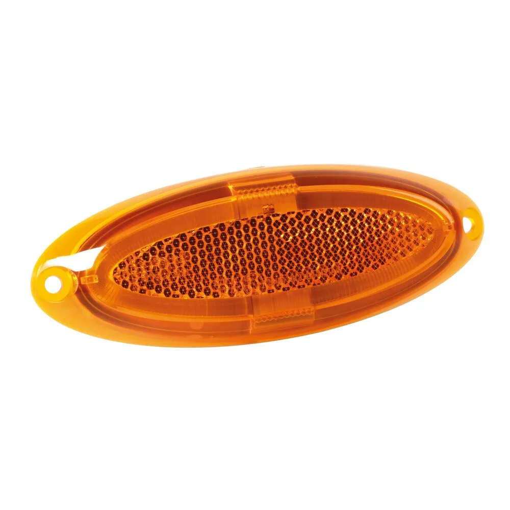 Wbudowane światło obrysowe 97013 S-17 4SMD 12–24V IP67 124×45 mm pomarańczowe