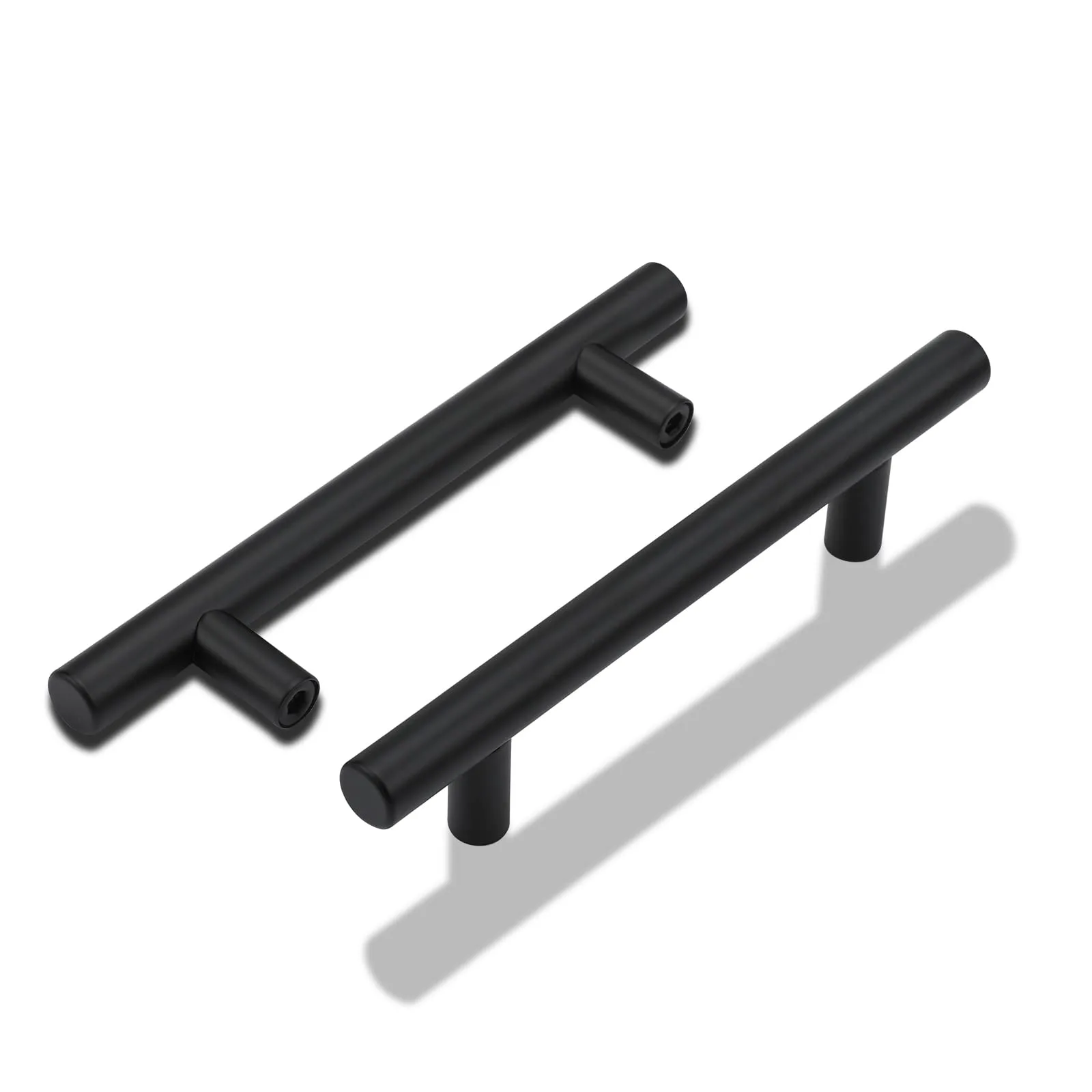 Uchwyty meblowe LONTAN 96 mm czarne 20 sztuk