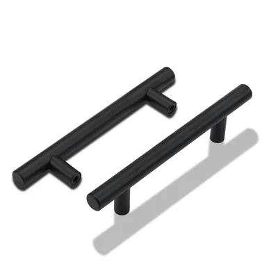 Uchwyty meblowe LONTAN 96 mm czarne 20 sztuk