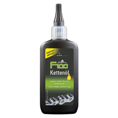 Olej do łańcucha rowerowego Dr. Wack F100, butelka z zakraplaczem 100 ml