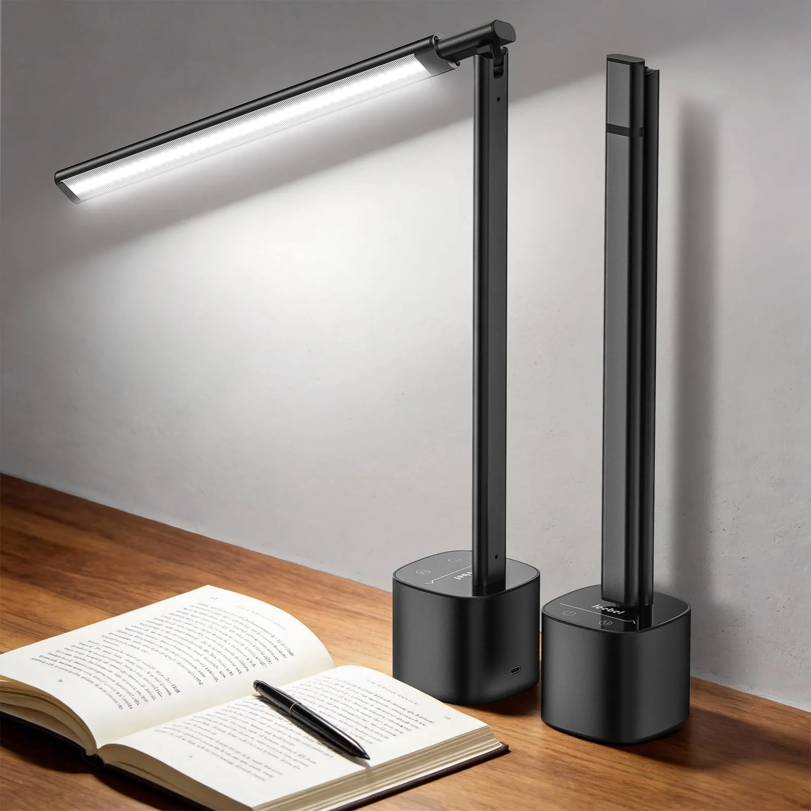 LED lampa stołowa do butelki Jeebel RGB 5200 mAh, biała