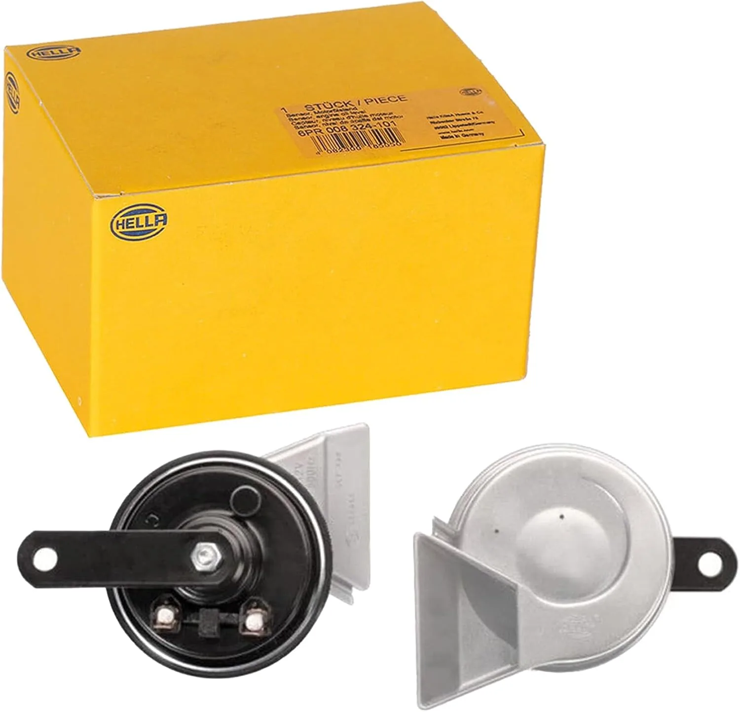 Zestaw klaksonów HELLA TE16 3FH 007 728-861 12V 72W 400/500Hz M8 6,3mm