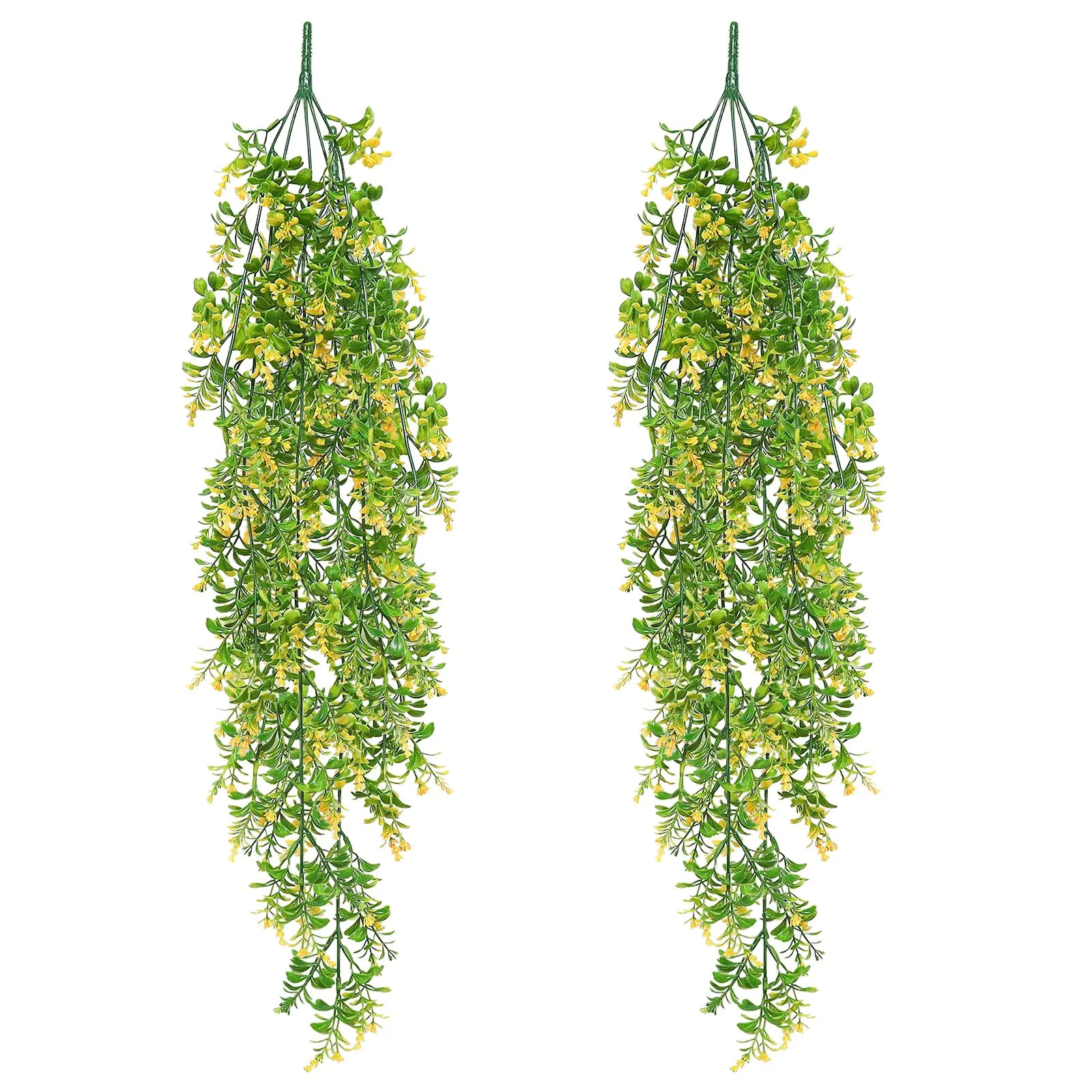 Sztuczne wiszące rośliny MIPIACE 70 cm żółte 2 sztuki