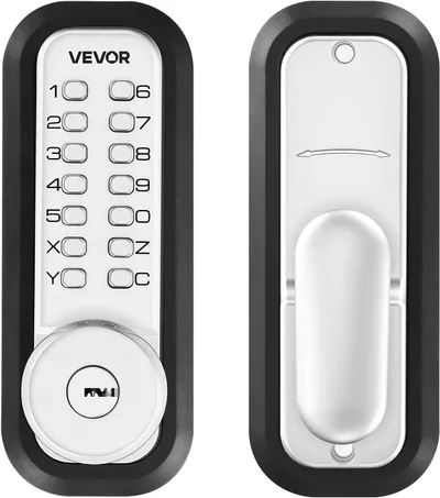 Mechaniczny zamek kodowy VEVOR OL-601QD3-03 jednostronny srebrny